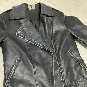 Faux leather jacket